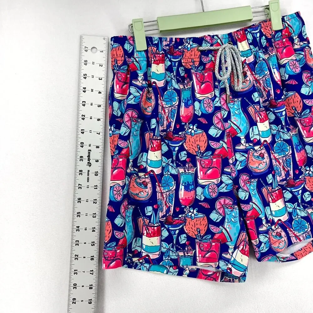 Vintage Summer‎ Premium Lined Swim Trunks Mens Size M